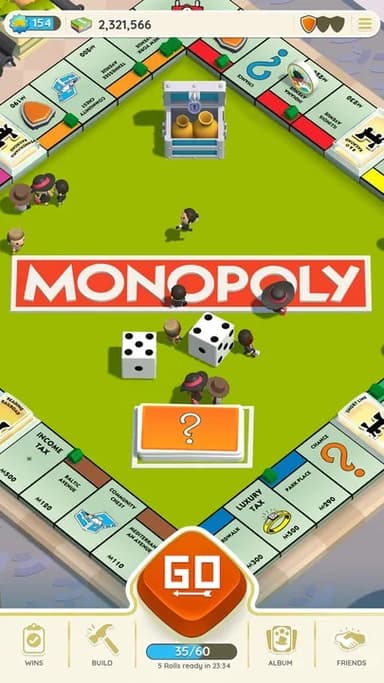 Rolling Dice across the Board