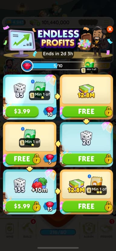 Store icons are on the left