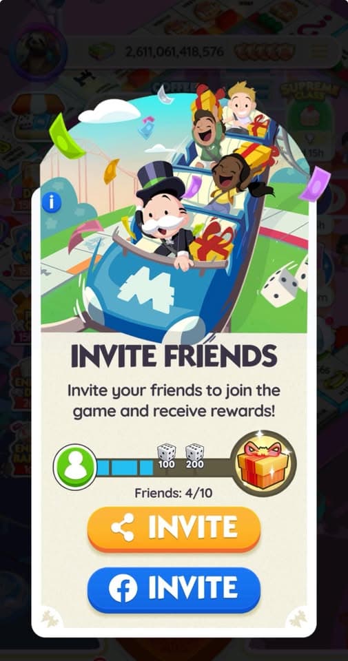 Monopoly Go Friend Invites